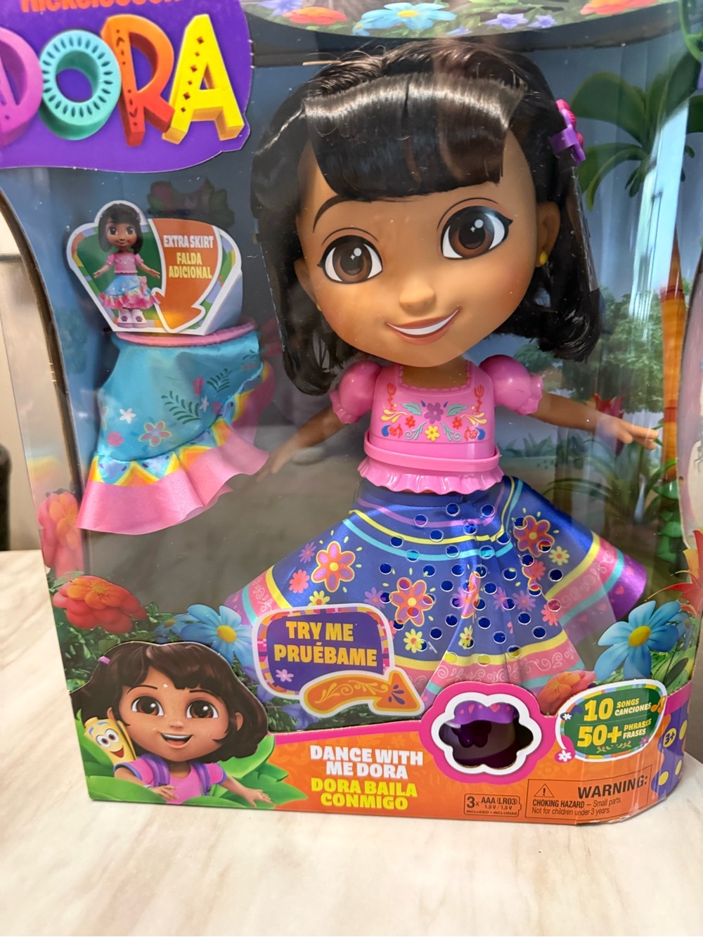 Nickelodeon Dora the Explorer Dance With Me Dora Interactive Doll Extra Skirt